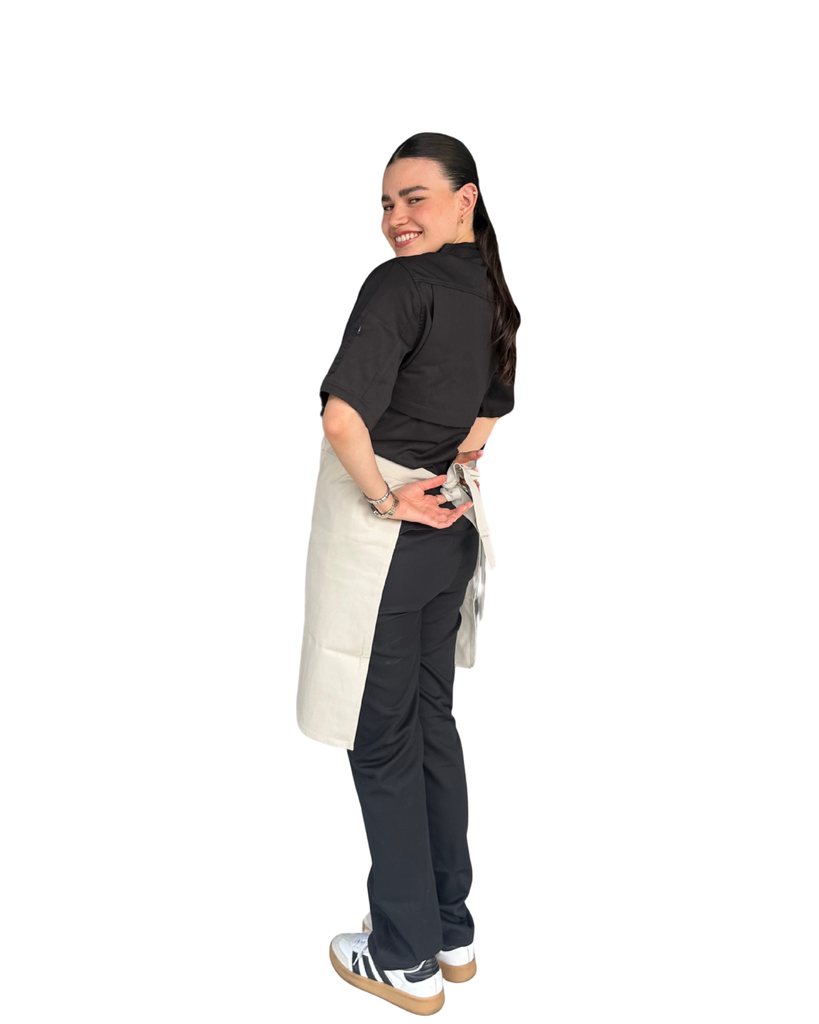 zittro Medio mandil delantal chef Beige. R92302-222