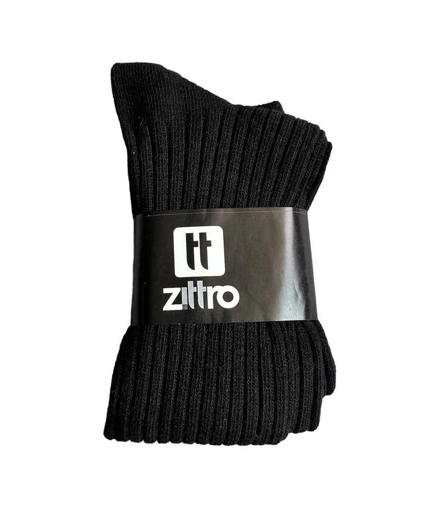 [C41102 001 35] zittro Calcetin Negro C41102-001 (3/5)